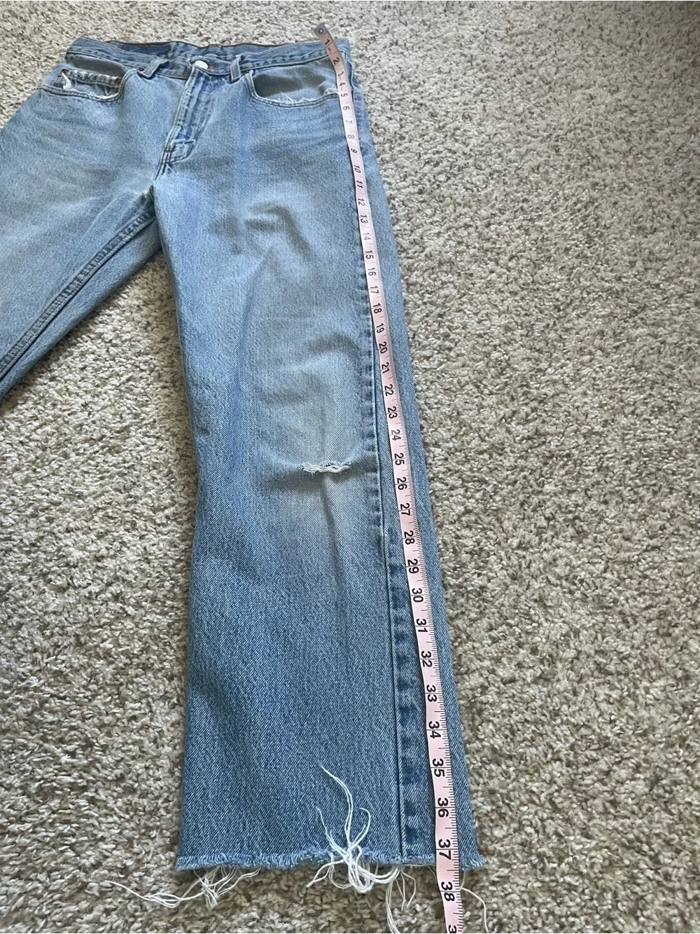 Levi’s 505 Regular fit straight leg size 31W 34L